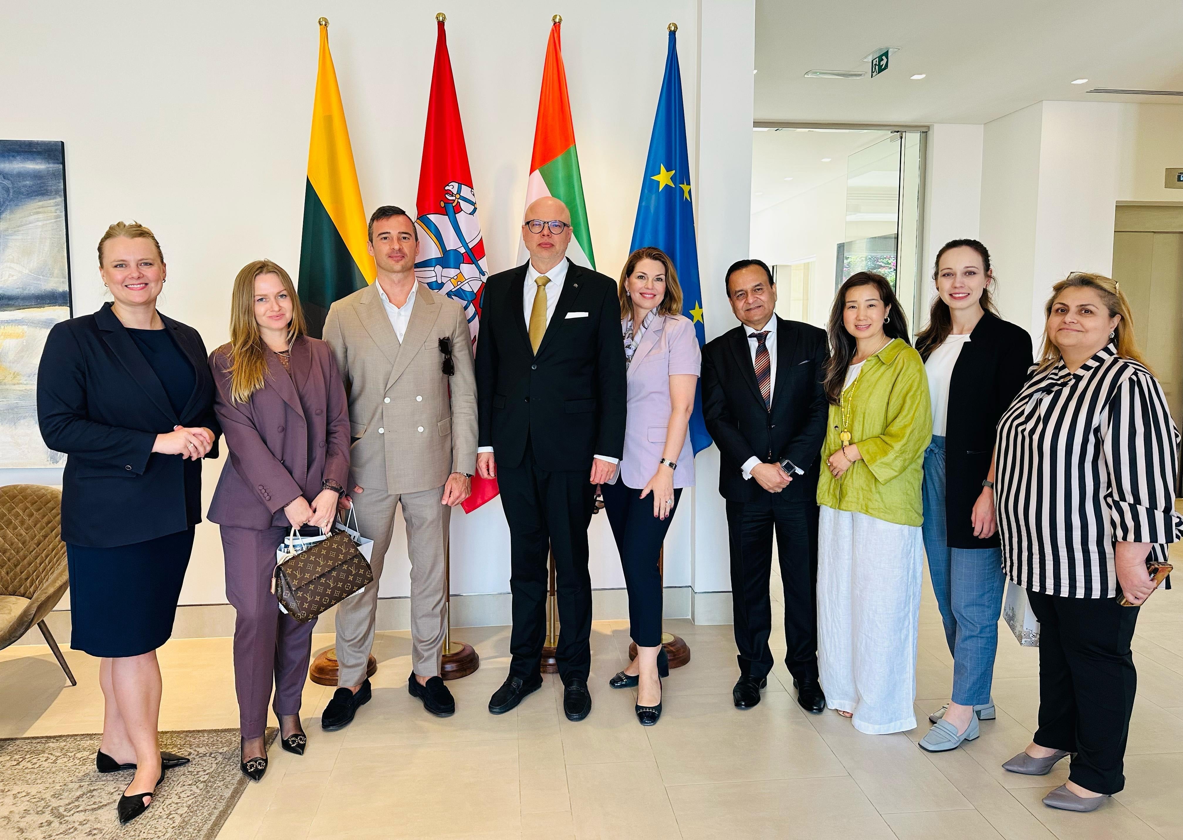 CEO Clubs Members Visit to Embassy of Lithuania in UAE