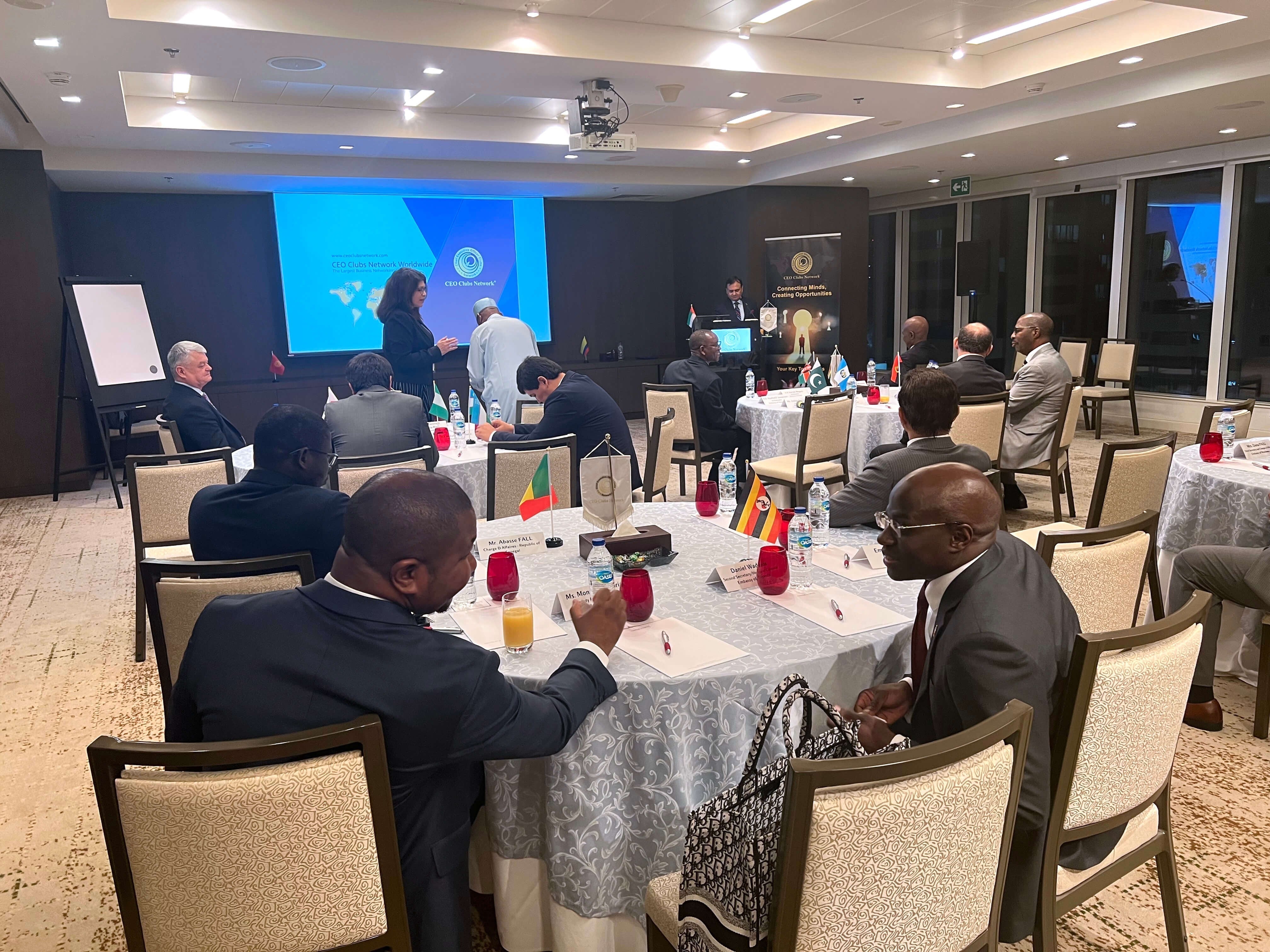 CEO Clubs Dinner Event with Ambassadors