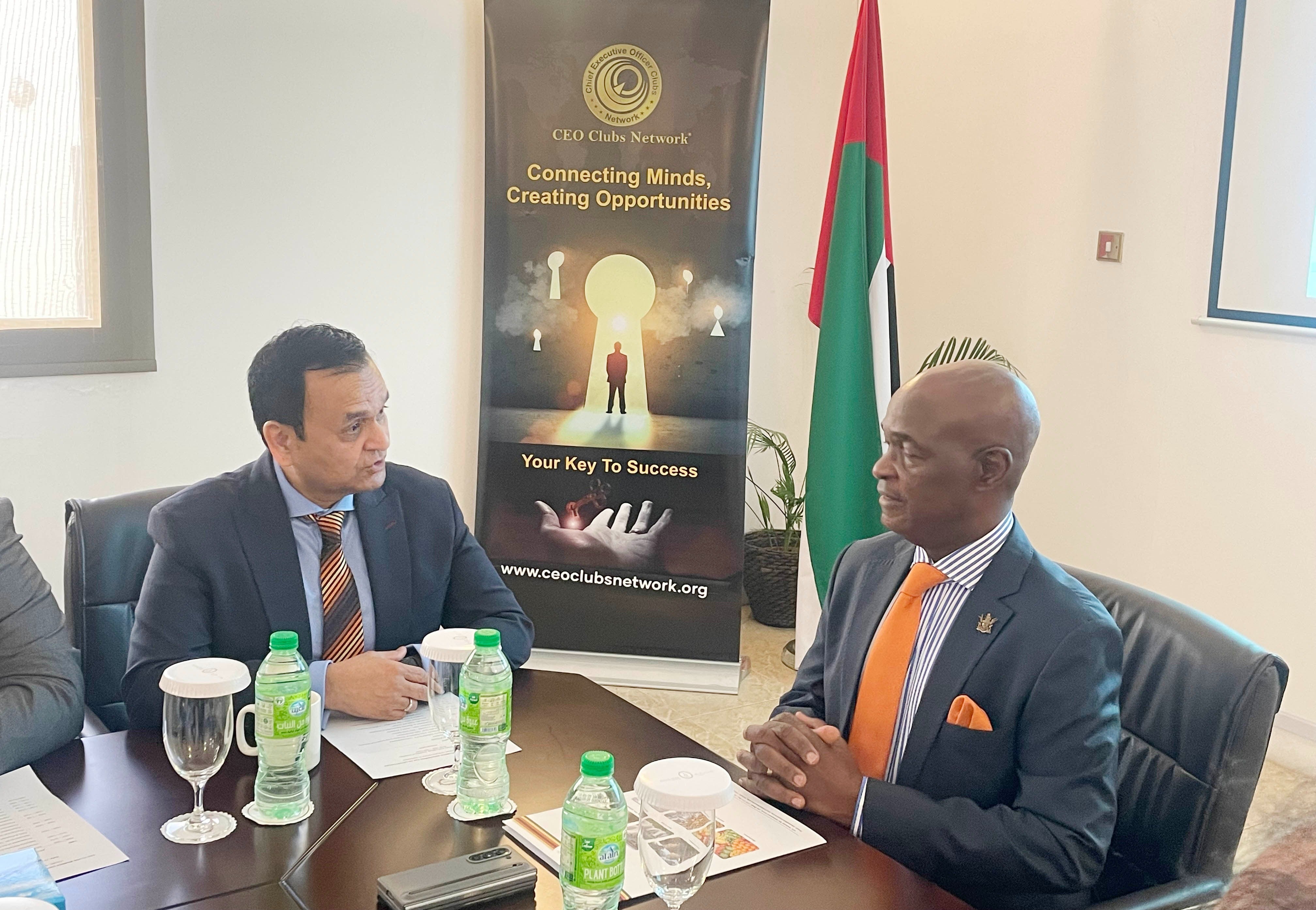 CEO Clubs Cigar Member Visit to Zimbabwe Embassy in UAE