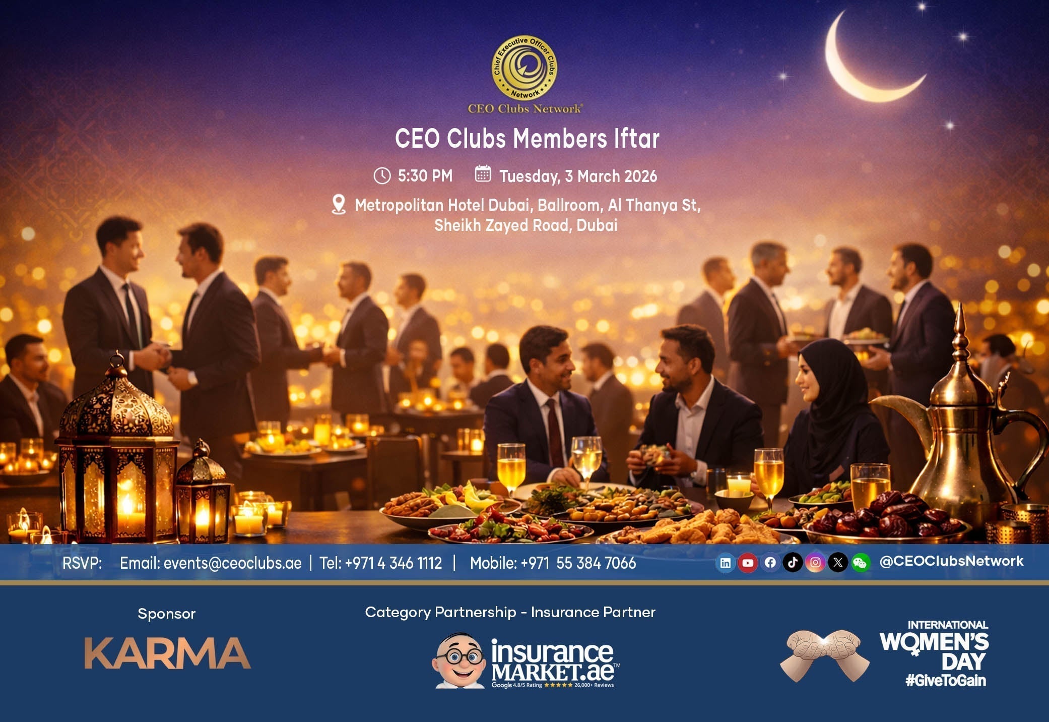 CEO Clubs Members Iftar